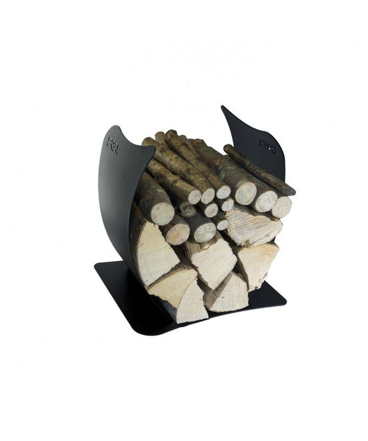 Portalegna Onda in acciaio - Made in Italy