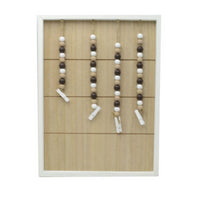 Portamemo lignum legno rettangolare cm27x2,5h36