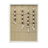 Portamemo lignum legno rettangolare cm 27x2,5h36