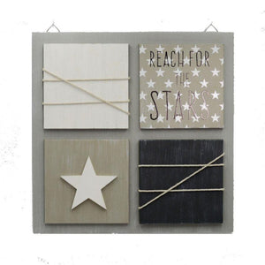 Portamemo muro legno cm 30x30x2