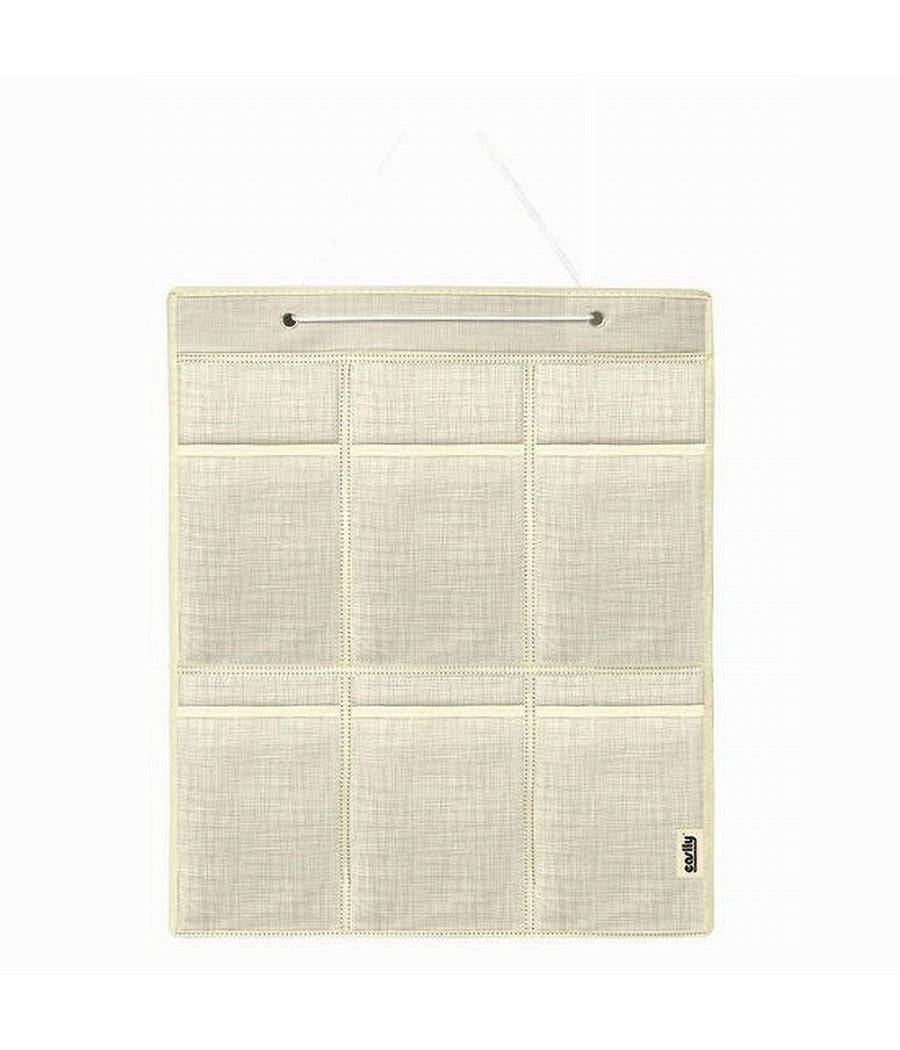 Portaoggetti Organizer A Sospensione 6 Tasche Tessuto Bagno Camera 59x36cm 69714         