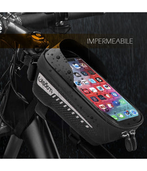 Portaoggetti Porta Cellulare Touch Screen Con Visiera Attacco Universale Xc-2654         