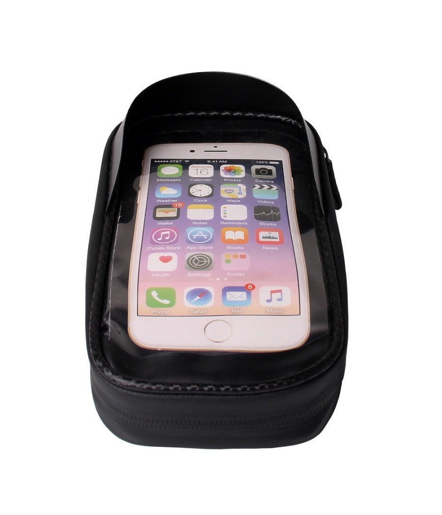 Portaoggetti Porta Cellulare Touch Screen Con Visiera Attacco Universale Xc-2654         