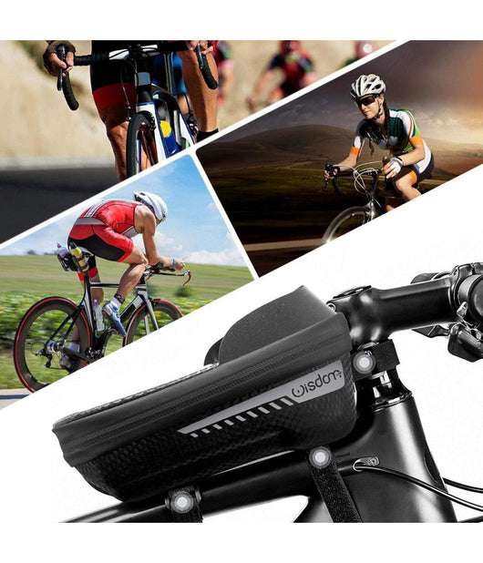 Portaoggetti Porta Cellulare Touch Screen Con Visiera Attacco Universale Xc-2654         