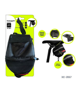 Portaoggetti Sottosella Borsa Impermeabile Attacco Universale Per Bici Xc-2657         