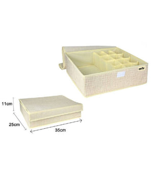 Portaoggetti Tessuto Organizer Contenitore Biancheria 13 Posti 35x25x11cm 69721         