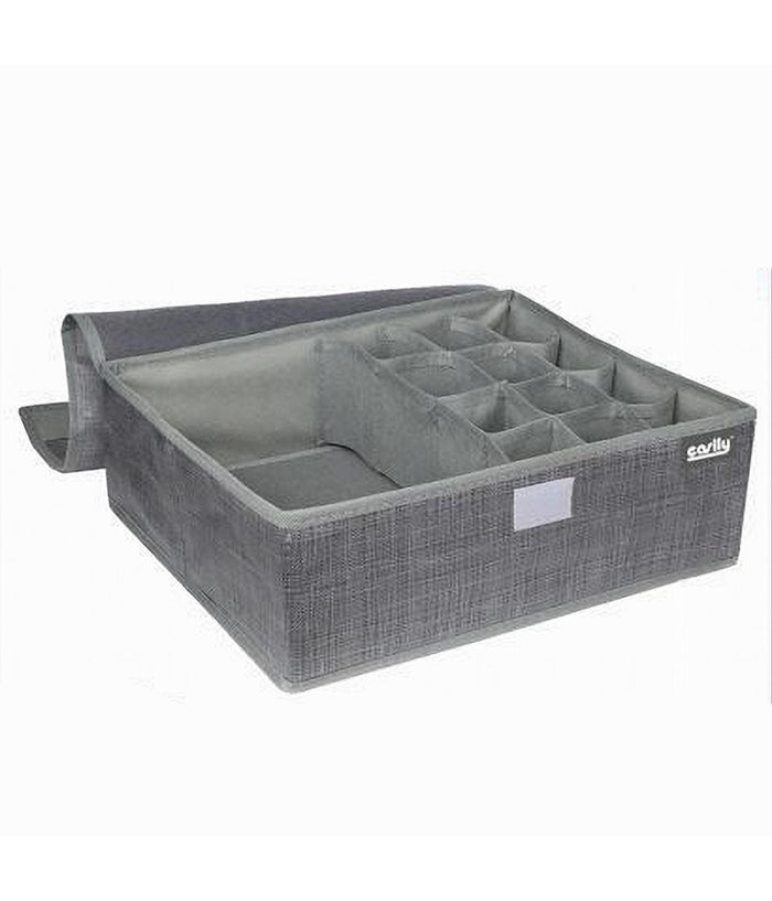 Portaoggetti Tessuto Organizer Contenitore Biancheria 13 Posti 35x25x11cm 69721         