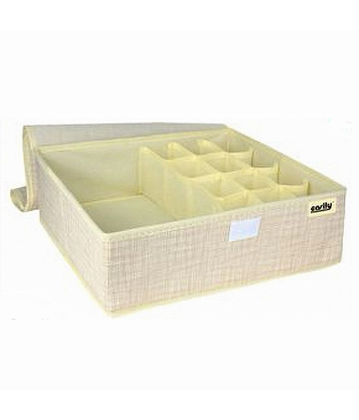 Portaoggetti Tessuto Organizer Contenitore Biancheria 13 Posti 35x25x11cm 69721         