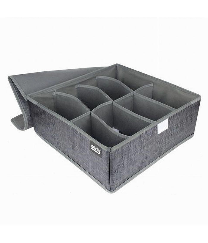 Portaoggetti Tessuto Organizer Contenitore Biancheria 8 Posti 32x32x12 Cm 69717         