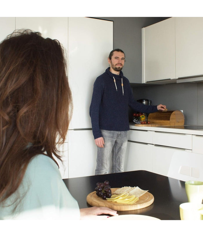 Portapane A Scomparsa Cassetta Richiudibile Con Coperchio 19 X 38 X 26 Cm Legno         