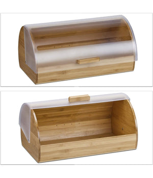 Portapane A Scomparsa Cassetta Richiudibile Con Coperchio 19 X 38 X 26 Cm Legno         