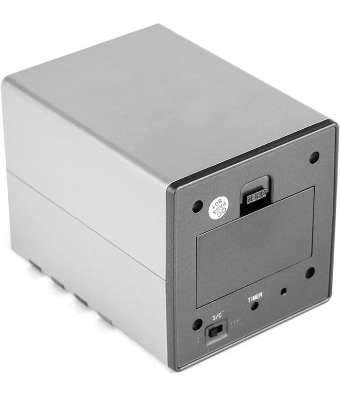 Portapenne Da Scrivania X Ufficio Casa Con Display Digitale Orologio Illuminato         