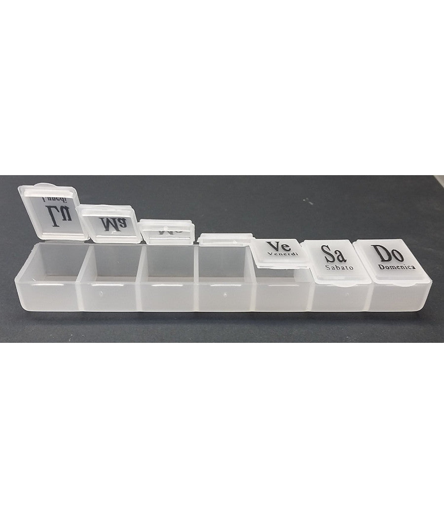 Portapillole Porta Pillole Pill Box 7 Giorni Settimanale Scatola 7 Scomparti         