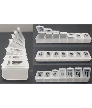 Portapillole Porta Pillole Pill Box 7 Giorni Settimanale Scatola 7 Scomparti         