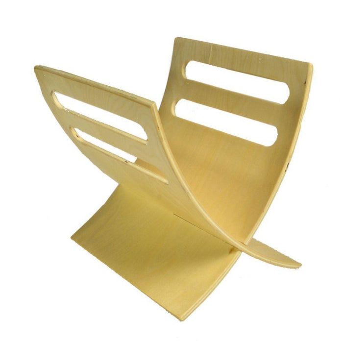 Portariviste legno naturale cm 30x25h29