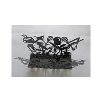 Portariviste metallo posate 1-2 nero cm 35x12h26