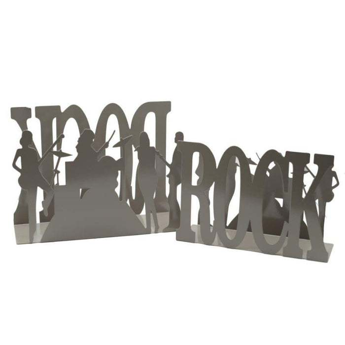 Portariviste metallo rock 1-2 tortora cm 35x12h24