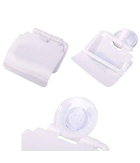 Portarotolo Carta Igienica Con Ventosa A Parete Porta Rotolo In Plastica Copri         