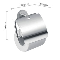 Portartolo coperto a muro Gedy in acciaio cromato | Eros