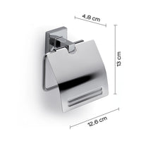 Portartolo coperto a muro Gedy in acciaio cromato | Olimpo