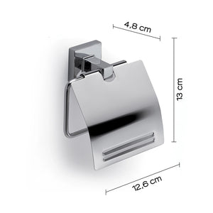 Portartolo coperto a muro Gedy in acciaio cromato | Olimpo