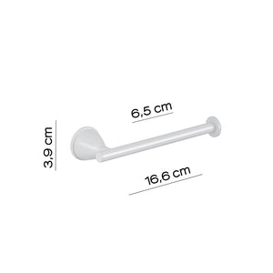 Portarotolo a muro Gedy in acciaio bianco | Genziana