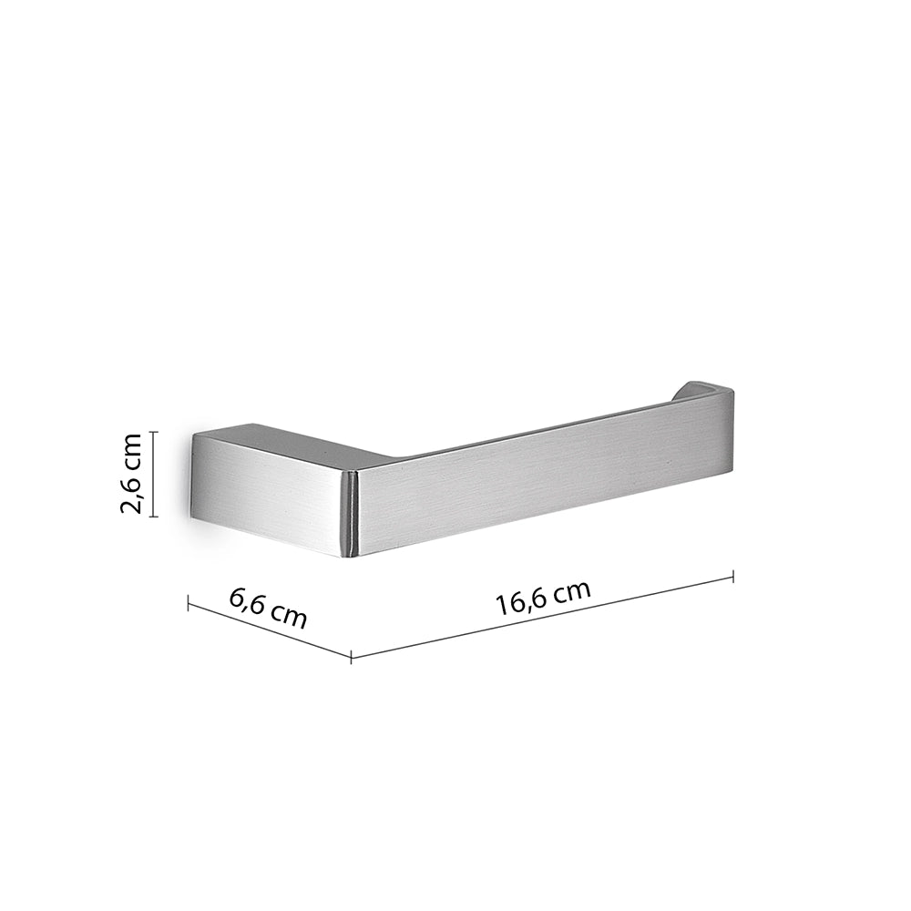 Portarotolo a muro Gedy in ottone spazzolato | Pirenei