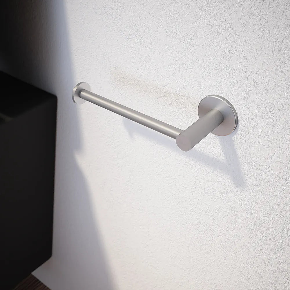 Porta rotolo a muro nickel spazzolato | Satin