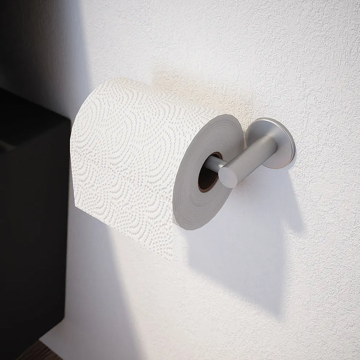 Porta rotolo a muro nickel spazzolato | Satin