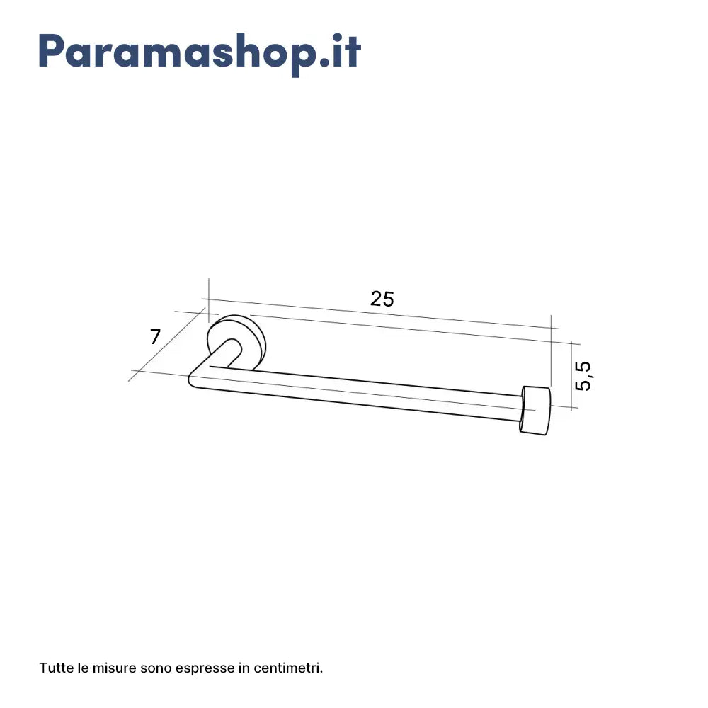 Portasalviette a muro acciaio nero e bambu | Haiti