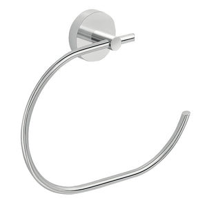 Portasalviette ad anello a muro Gedy in acciaio cromato | Eros