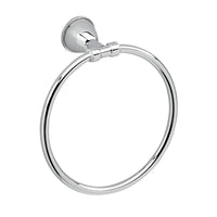 Portasalviette ad anello a muro Gedy in acciaio cromato | Genziana