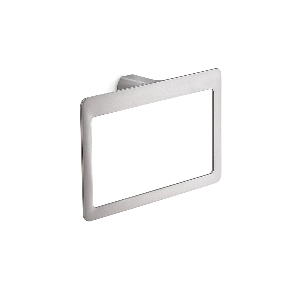 Portasalviette ad anello a muro Gedy in ottone spazzolato | Pirenei