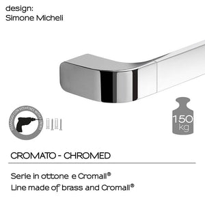 Portasalviette GEDY linea Outline da 35cm Cromato - Gedy