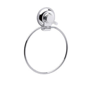 Portasalviette ad anello da muro in metallo e resine termoplastiche HO70 Gedy serie HOT Cromato