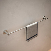 Porta salviette a muro 50cm nickel spazzolato | Satin