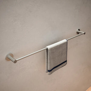 Porta salviette a muro 50cm nickel spazzolato | Satin