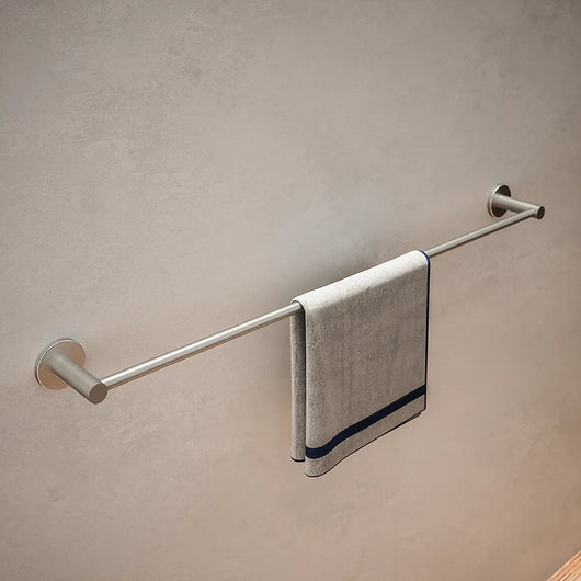 Porta salviette a muro 50cm nickel spazzolato | Satin