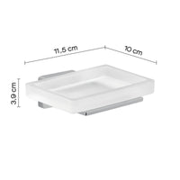 Portasapone aneta cromato | pratico e funzionale