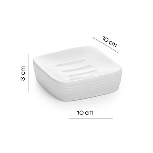 Portasapone Gedy in ceramica bianca | Kelly