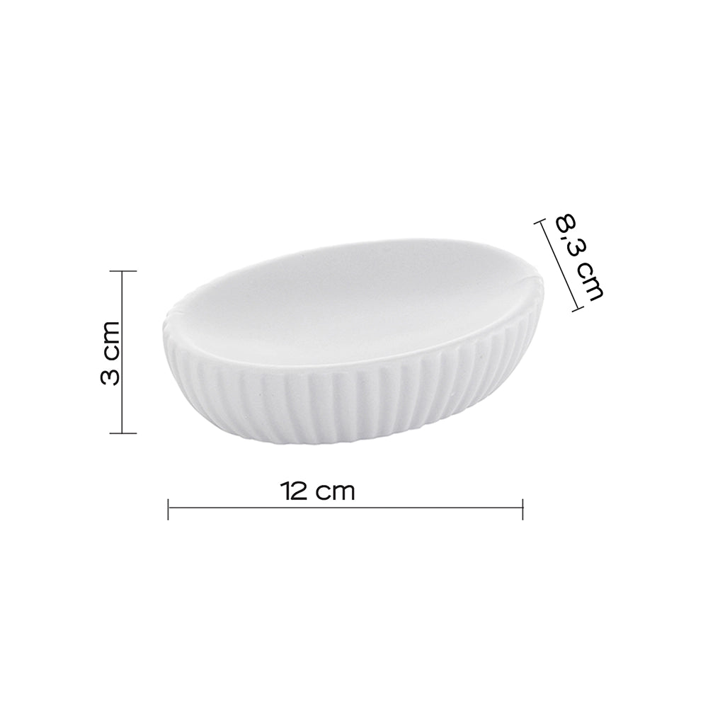 Portasapone Gedy in ceramica bianca | Marika