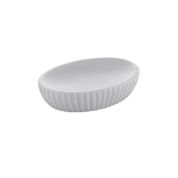 Portasapone Gedy in ceramica grigia | Marika