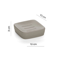 Portasapone Gedy in ceramica tortora | Kelly