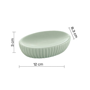Portasapone Gedy in ceramica verde salvia | Marika