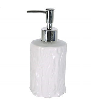 Portasapone Cilindrico Effetto Tronco Porta Sapone  10330 Dispenser Sapone         