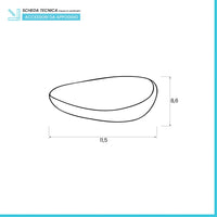 Portasapone Da Appoggio In Poliresina Grigio Effetto Pietra Stone