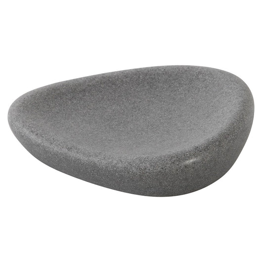 Portasapone Da Appoggio In Poliresina Grigio Effetto Pietra Stone