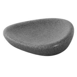 Portasapone Da Appoggio In Poliresina Grigio Effetto Pietra Stone