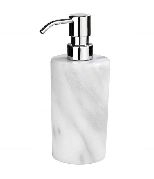 Portasapone Effetto Marmo Bianco Porta Sapone  10379 Dispenser Sapone         