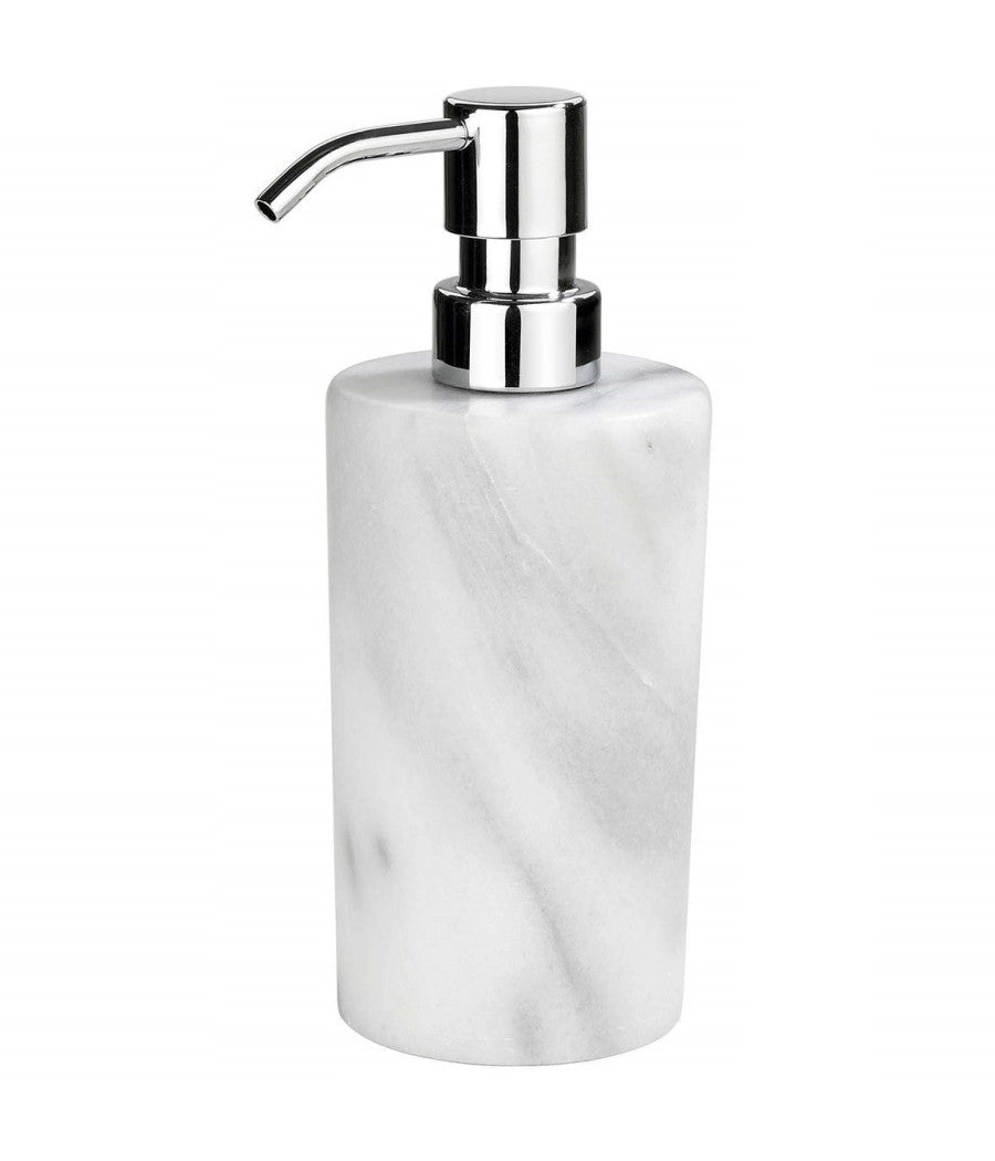 Portasapone Effetto Marmo Bianco Porta Sapone  10379 Dispenser Sapone         